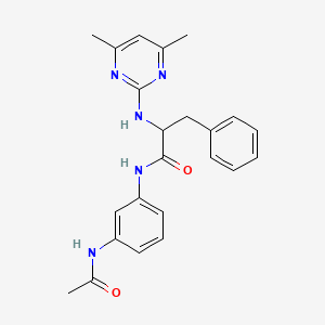 N-[3-(acetylamino)phenyl]-Nalpha-(4,6-dimethylpyrimidin-2-yl)phenylalaninamide