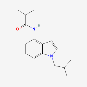 N-(1-isobutyl-1H-indol-4-yl)-2-methylpropanamide