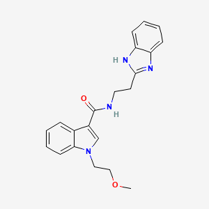 N-[2-(1H-1,3-benzimidazol-2-yl)ethyl]-1-(2-methoxyethyl)-1H-indole-3-carboxamide