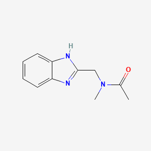 N-(1H-benzimidazol-2-ylmethyl)-N-methylacetamide