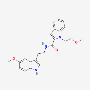 1-(2-methoxyethyl)-N-[2-(5-methoxy-1H-indol-3-yl)ethyl]-1H-indole-2-carboxamide