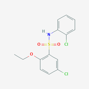 5-chloro-N-(2-chlorophenyl)-2-ethoxybenzenesulfonamide