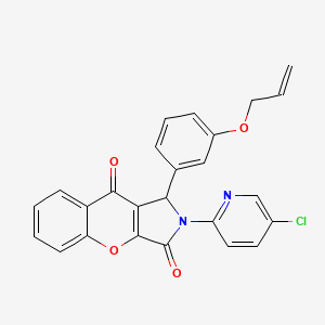 2-(5-Chloropyridin-2-yl)-1-[3-(prop-2-en-1-yloxy)phenyl]-1,2-dihydrochromeno[2,3-c]pyrrole-3,9-dione