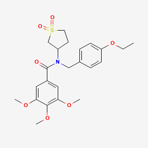 N-(1,1-dioxidotetrahydrothiophen-3-yl)-N-(4-ethoxybenzyl)-3,4,5-trimethoxybenzamide