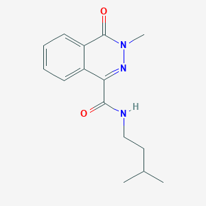 N-isopentyl-3-methyl-4-oxo-3,4-dihydro-1-phthalazinecarboxamide