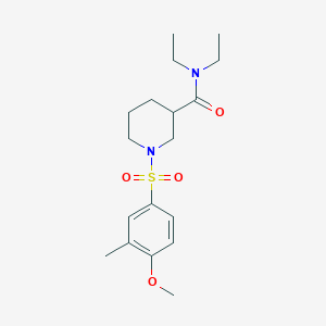 N,N-diethyl-1-[(4-methoxy-3-methylphenyl)sulfonyl]piperidine-3-carboxamide