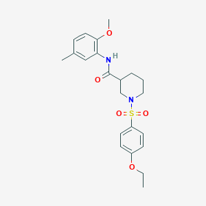 1-[(4-ethoxyphenyl)sulfonyl]-N-(2-methoxy-5-methylphenyl)piperidine-3-carboxamide