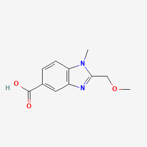 2-(methoxymethyl)-1-methyl-1H-benzimidazole-5-carboxylic acid