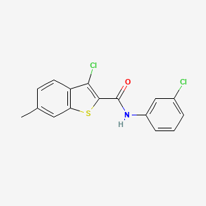 3-Chloro-N-(3-chlorophenyl)-6-methylbenzo[b]thiophene-2-carboxamide