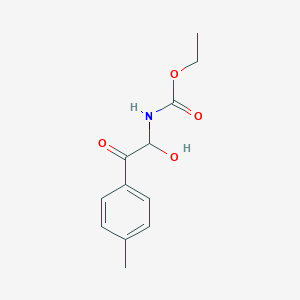 Ethyl [1-hydroxy-2-(4-methylphenyl)-2-oxoethyl]carbamate