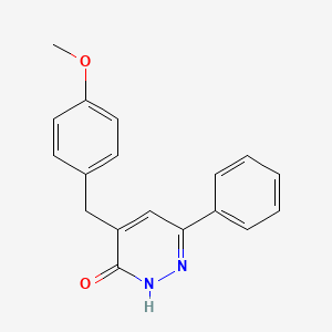 4-(4-methoxybenzyl)-6-phenylpyridazin-3(2H)-one