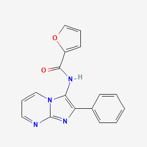 N-{2-phenylimidazo[1,2-a]pyrimidin-3-yl}furan-2-carboxamide