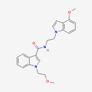 1-(2-methoxyethyl)-N-[2-(4-methoxy-1H-indol-1-yl)ethyl]-1H-indole-3-carboxamide