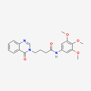 4-(4-oxoquinazolin-3(4H)-yl)-N-(3,4,5-trimethoxyphenyl)butanamide