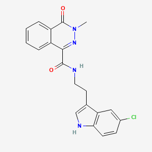 N-[2-(5-chloro-1H-indol-3-yl)ethyl]-3-methyl-4-oxo-3,4-dihydro-1-phthalazinecarboxamide