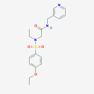 2-[(4-Ethoxy-benzenesulfonyl)-ethyl-amino]-N-pyridin-3-ylmethyl-acetamide