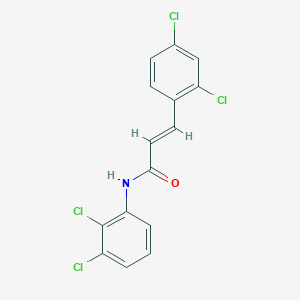 (2E)-N-(2,3-dichlorophenyl)-3-(2,4-dichlorophenyl)prop-2-enamide