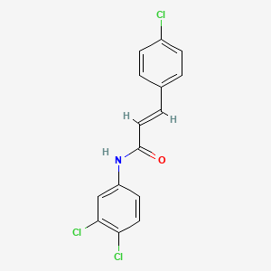 (2E)-3-(4-chlorophenyl)-N-(3,4-dichlorophenyl)prop-2-enamide