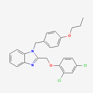 2-[(2,4-dichlorophenoxy)methyl]-1-(4-propoxybenzyl)-1H-benzimidazole