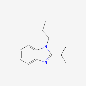 molecular formula C13H18N2 B11132945 2-(propan-2-yl)-1-propyl-1H-1,3-benzodiazole 