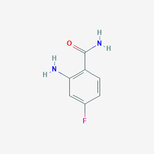 molecular formula C7H7FN2O B111330 2-Amino-4-fluorobenzamide CAS No. 119023-25-5