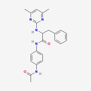 N-[4-(acetylamino)phenyl]-Nalpha-(4,6-dimethylpyrimidin-2-yl)phenylalaninamide