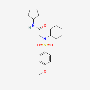 N~2~-cyclohexyl-N-cyclopentyl-N~2~-[(4-ethoxyphenyl)sulfonyl]glycinamide