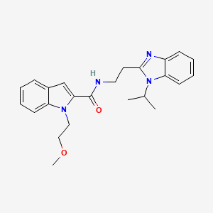 N-[2-(1-isopropyl-1H-1,3-benzimidazol-2-yl)ethyl]-1-(2-methoxyethyl)-1H-indole-2-carboxamide