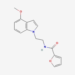 N-[2-(4-methoxy-1H-indol-1-yl)ethyl]-2-furamide