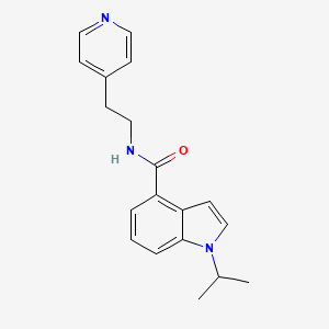 1-isopropyl-N-[2-(4-pyridyl)ethyl]-1H-indole-4-carboxamide