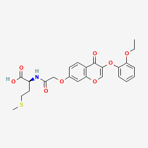 N-({[3-(2-ethoxyphenoxy)-4-oxo-4H-chromen-7-yl]oxy}acetyl)-L-methionine