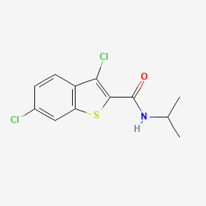 3,6-dichloro-N-(propan-2-yl)-1-benzothiophene-2-carboxamide