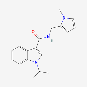 1-isopropyl-N-[(1-methyl-1H-pyrrol-2-yl)methyl]-1H-indole-3-carboxamide