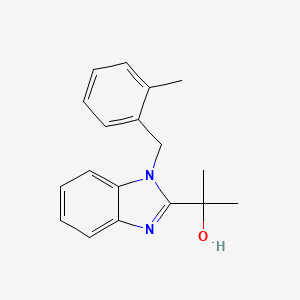 2-[1-(2-methylbenzyl)-1H-benzimidazol-2-yl]propan-2-ol