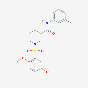 1-[(2,5-dimethoxyphenyl)sulfonyl]-N-(3-methylphenyl)piperidine-3-carboxamide