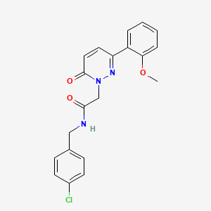 N~1~-(4-chlorobenzyl)-2-[3-(2-methoxyphenyl)-6-oxo-1(6H)-pyridazinyl]acetamide