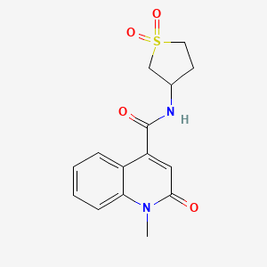 N-(1,1-dioxidotetrahydrothiophen-3-yl)-1-methyl-2-oxo-1,2-dihydroquinoline-4-carboxamide