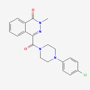 4-{[4-(4-chlorophenyl)piperazino]carbonyl}-2-methyl-1(2H)-phthalazinone