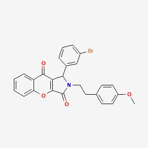 1-(3-Bromophenyl)-2-[2-(4-methoxyphenyl)ethyl]-1,2-dihydrochromeno[2,3-c]pyrrole-3,9-dione