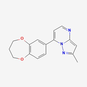 7-(3,4-dihydro-2H-1,5-benzodioxepin-7-yl)-2-methylpyrazolo[1,5-a]pyrimidine