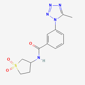 N-(1,1-dioxidotetrahydrothiophen-3-yl)-3-(5-methyl-1H-tetrazol-1-yl)benzamide