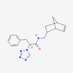 N-(bicyclo[2.2.1]hept-5-en-2-ylmethyl)-3-phenyl-2-(1H-tetrazol-1-yl)propanamide