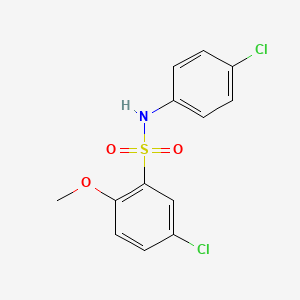 5-chloro-N-(4-chlorophenyl)-2-methoxybenzenesulfonamide