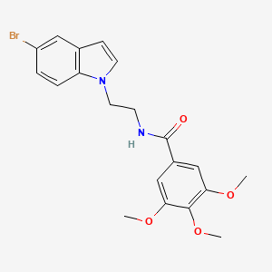 N-[2-(5-bromo-1H-indol-1-yl)ethyl]-3,4,5-trimethoxybenzamide