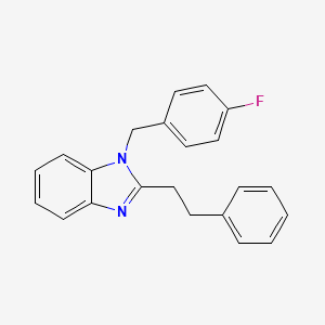 1-(4-fluorobenzyl)-2-(2-phenylethyl)-1H-benzimidazole