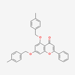 5,7-bis[(4-methylbenzyl)oxy]-2-phenyl-4H-chromen-4-one