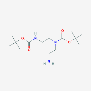 molecular formula C14H29N3O4 B111357 1,4-Bis-Boc-1,4,7-triazaheptane CAS No. 120131-72-8
