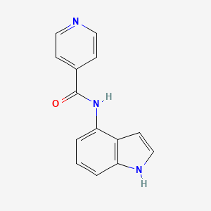 N-(1H-indol-4-yl)isonicotinamide