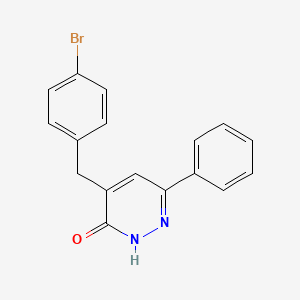 4-(4-bromobenzyl)-6-phenylpyridazin-3(2H)-one