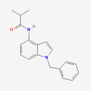 N-(1-benzyl-1H-indol-4-yl)-2-methylpropanamide